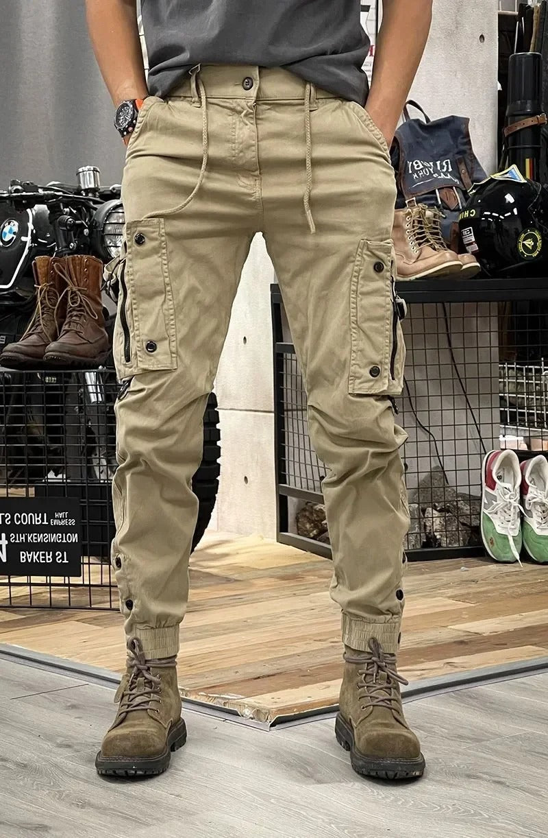 Elastische Cargo Broek Comfortabel voor Mannen