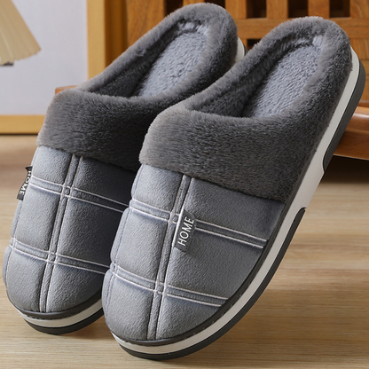 Warme Herensandalen voor Binnen met Zacht Voetbed - Mode Vibes