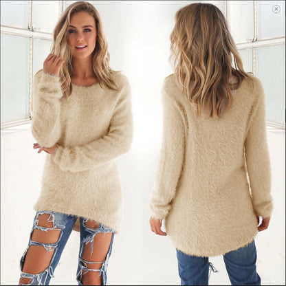 Zachte Fluffy Truien voor Vrouwen Comfortabel - Mode Vibes