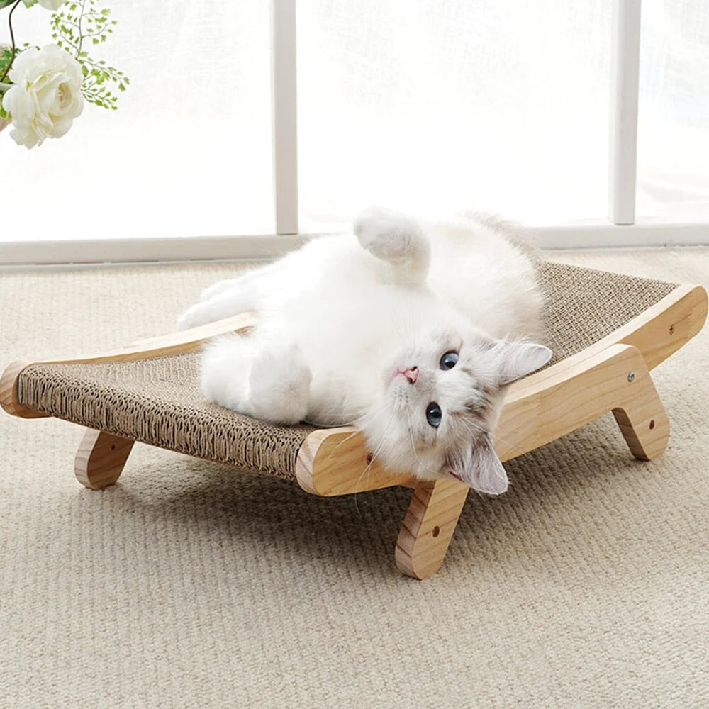Krabpaal en Ligstoel voor Katten 3-in-1 Design - Mode Vibes