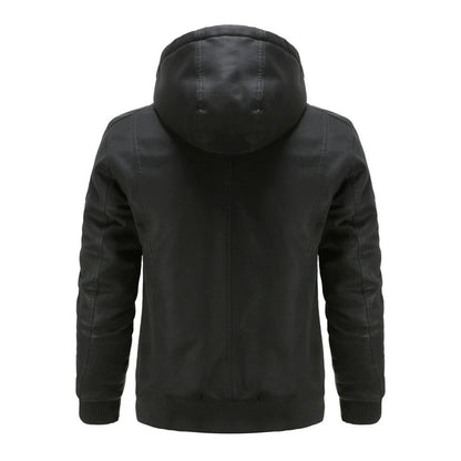 Leren Jas Warm voor Heren Winter