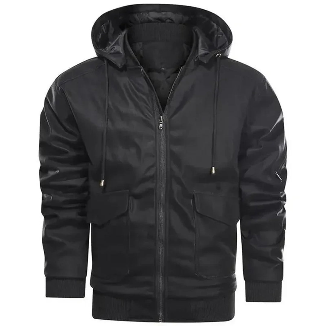 Leren Jas Warm voor Heren Winter