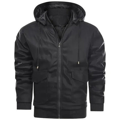 Leren Jas Warm voor Heren Winter