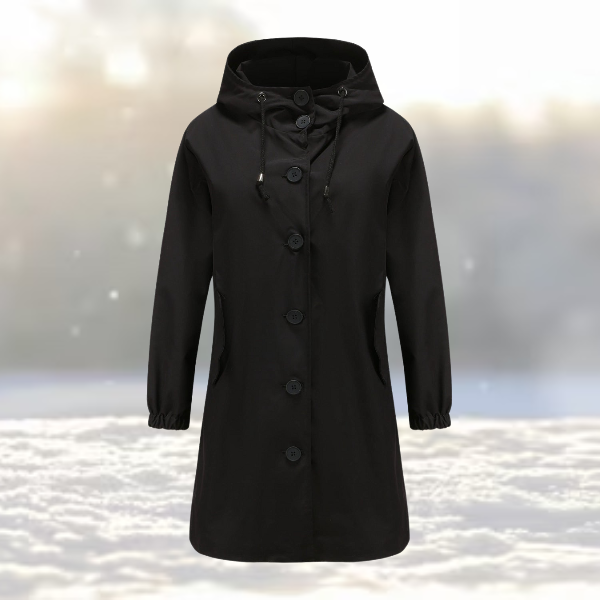 Regenjas Dames Weerbestendig Waterdicht Trenchcoat