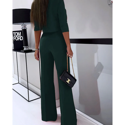 Elegante Tweedelige Set Ruby Stijlvol Dame
