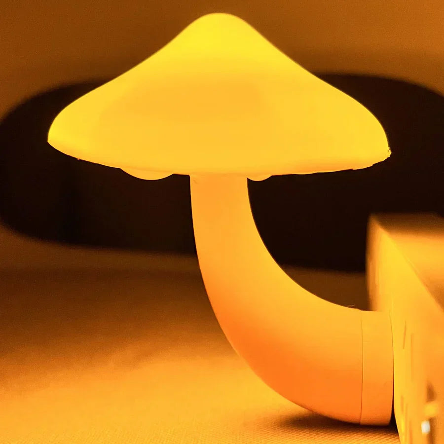 Paddenstoel Nachtlampje Glow in het Donker - Mode Vibes