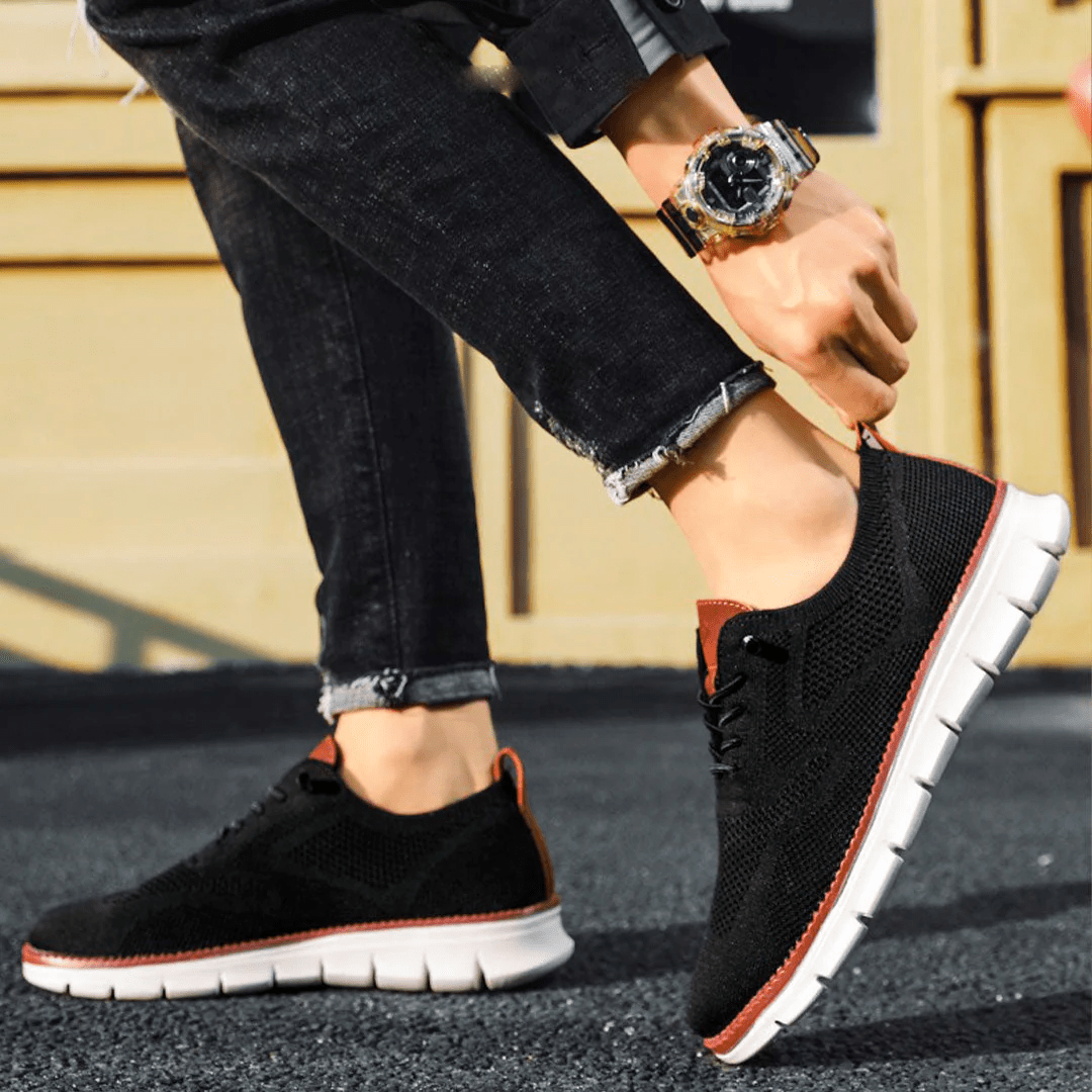 Ultracomfortabele Herenschoenen met Ademend Ontwerp