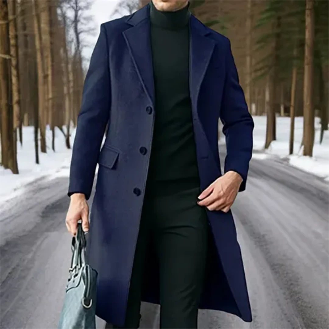 Herren Wintermantel Elegant Warm Stanford