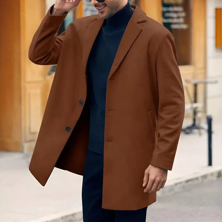 Klassieke Trenchcoat Heren Waterdicht en Elegant - Mode Vibes