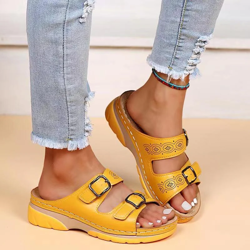 Dames Sandalen met Gelzool Orthopedisch Comfortabel