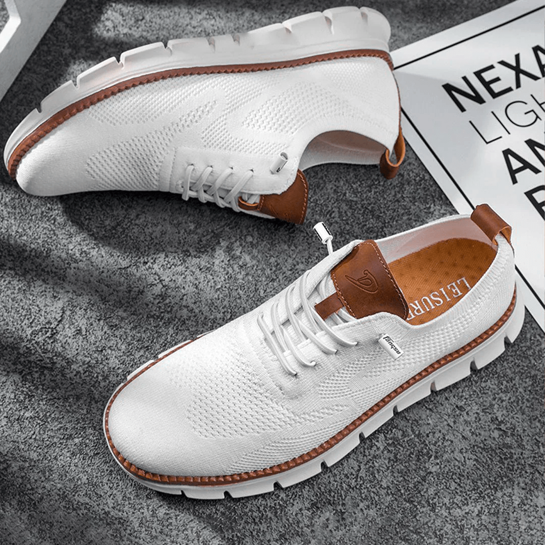 Ultracomfortabele Herenschoenen met Ademend Ontwerp