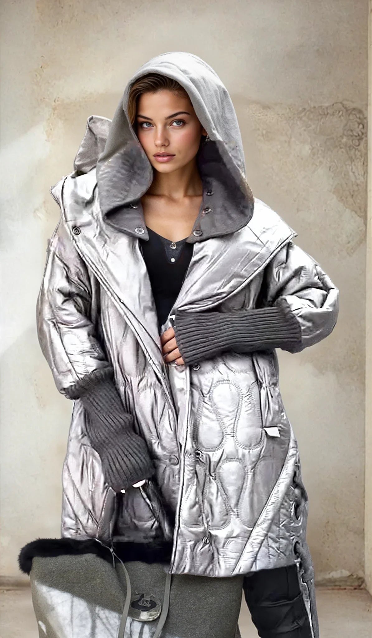 Vrouwen Faux Jas Luxe Kunnenbont Jas