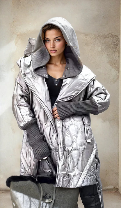 Vrouwen Faux Jas Luxe Kunnenbont Jas