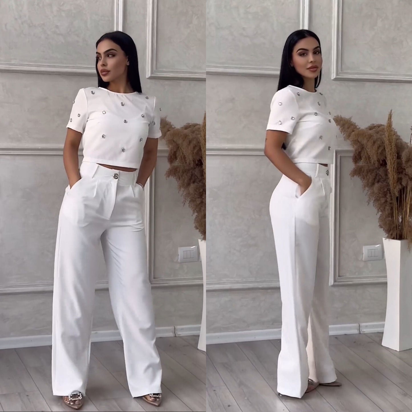 Glanzende Louisa Set - Mode Vibes