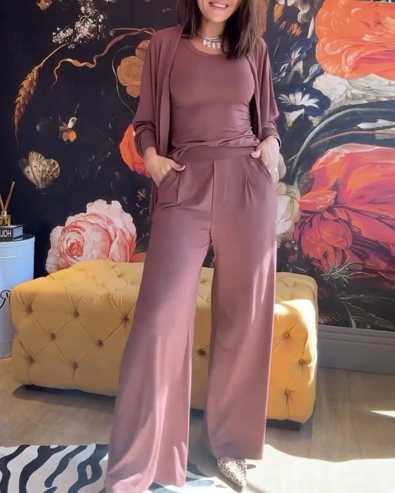 Drie-Delig Comfort Set Lora Soft en Warm - Mode Vibes