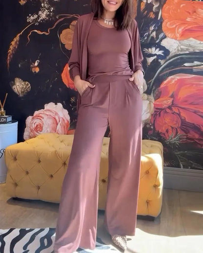 Drie-Delig Comfort Set Lora Soft en Warm - Mode Vibes