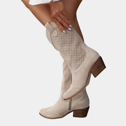 Dames Cowboylaarzen Comfortabele Rijlaarzen
