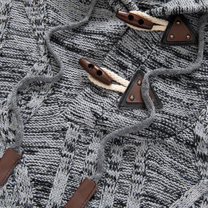Heren Fleece Hoodie Warm en Stijlvol AlpineTrail