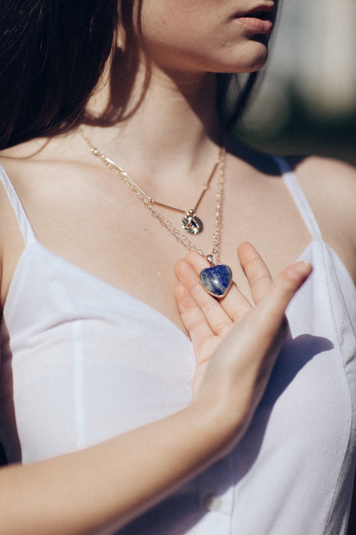 Ketting Lapis Beschermend Edelsteen Sieraad