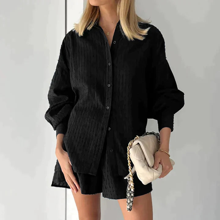 Vrouwen Hemd en Korte Broek Set
