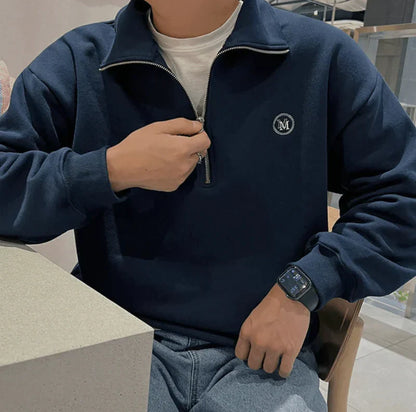 Katoenen Vest Met Rits voor Mannen - Mode Vibes