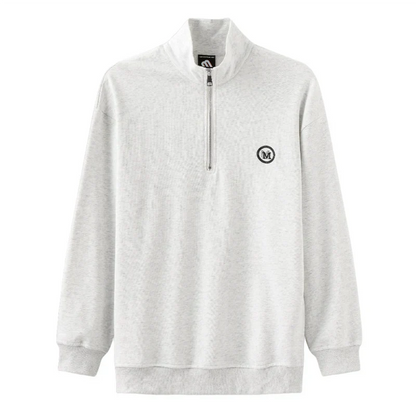 Jan | Katoenen vest met rits in de kleur Grijs voor heren in Smart-casual stijl geschikt voor alle seizoenen.