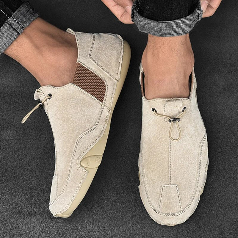 Leren Loafers voor Mannen - Casual Heren Schoenen - Mode Vibes