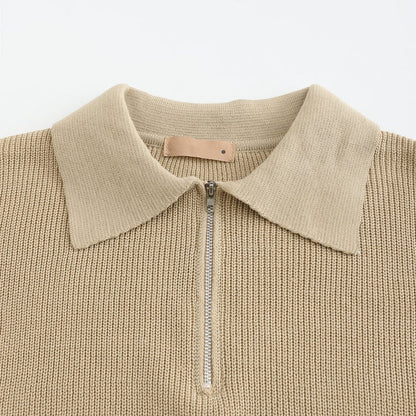 Jasper | Halve rits trui in de kleur Donkergrijs voor heren in stijl ideaal voor de winter