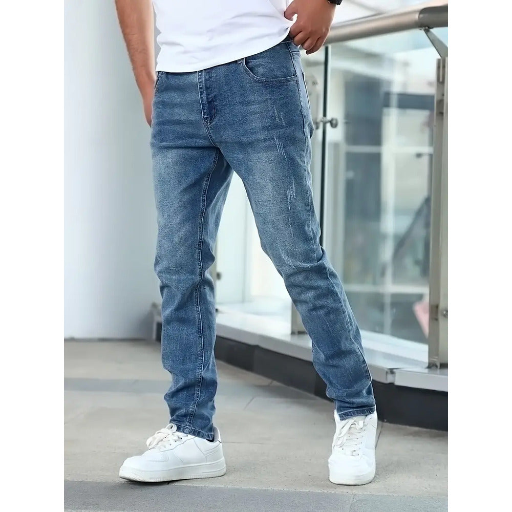 Heren Jeans met Veel Zakken Comfortabel Model - Mode Vibes