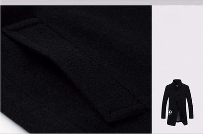 Ralph | Winter woolen long peacoat afbeelding 10