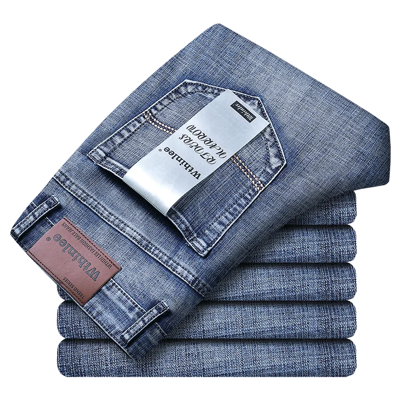Klassieke Rechte Spijkerbroek voor Mannen - Mode Vibes