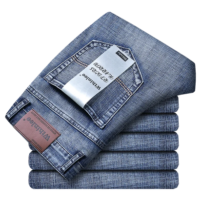 Klassieke Rechte Spijkerbroek voor Mannen - Mode Vibes