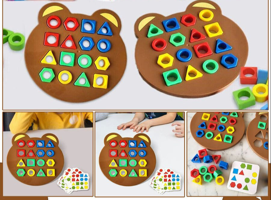 Kleurenpuzzel voor Kinderen Vormen Leren Spel