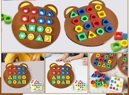Kleurenpuzzel voor Kinderen Vormen Leren Spel