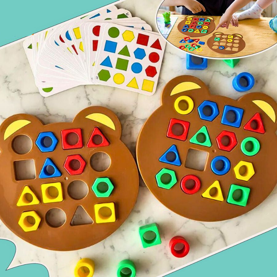Kleurenpuzzel voor Kinderen Vormen Leren Spel