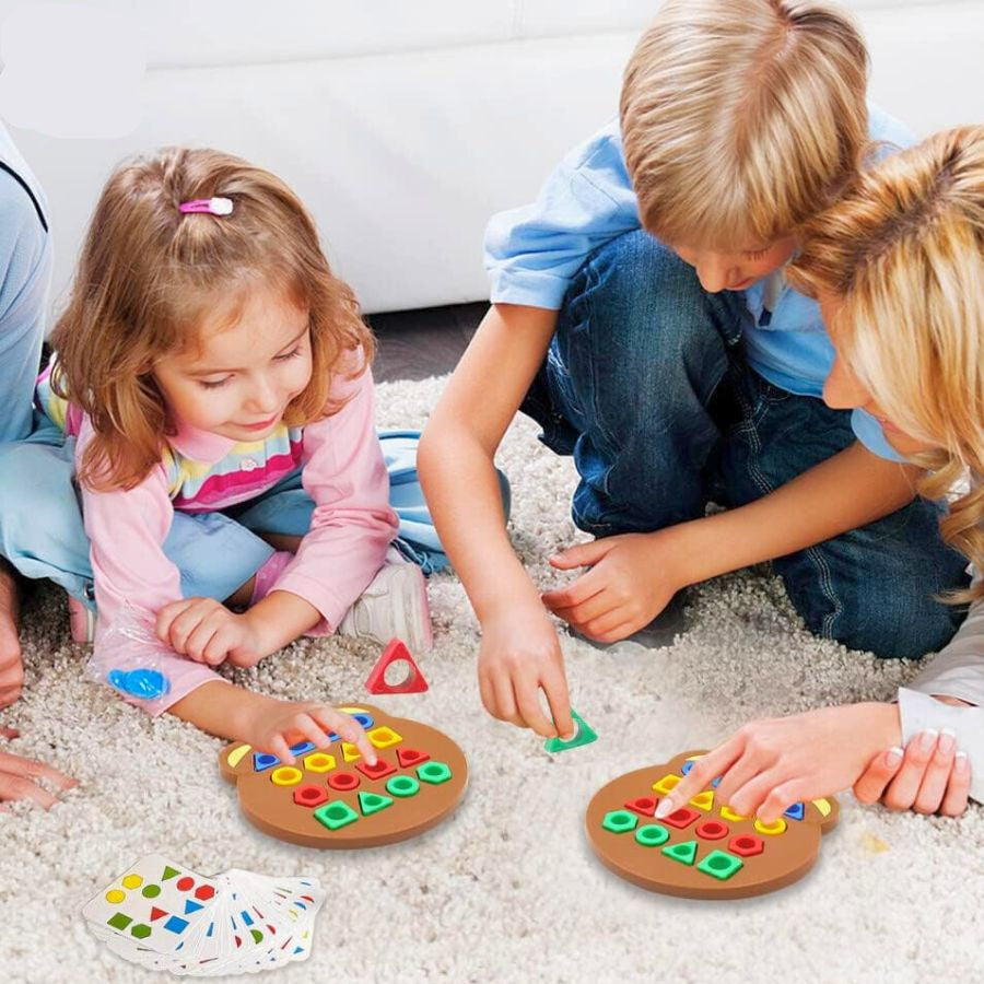 Kleurenpuzzel voor Kinderen Vormen Leren Spel