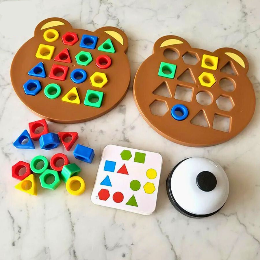 Kleurenpuzzel voor Kinderen Vormen Leren Spel