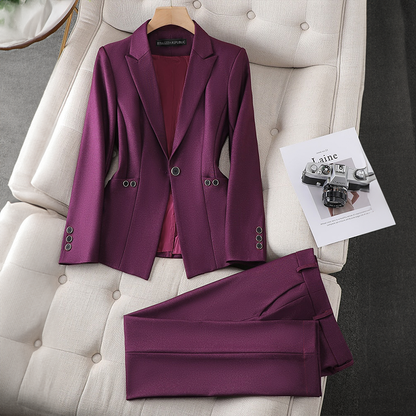 Elegante Blazerset voor Vrouw Met Kwaliteit