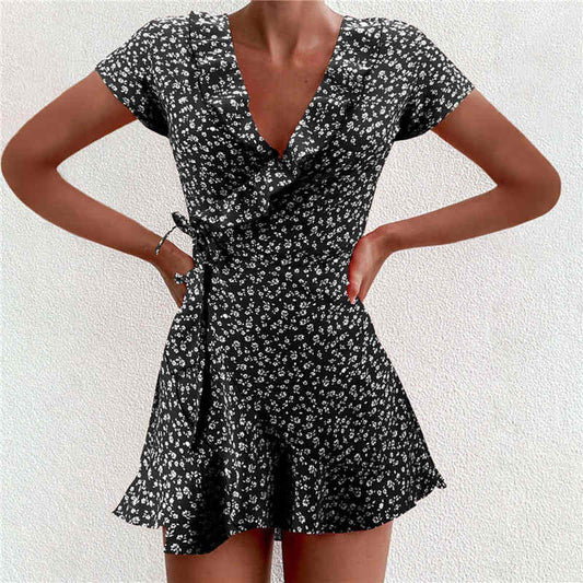 Vrolijk Wikkeljurkje Zomerse Jurk voor Vrouw - Mode Vibes
