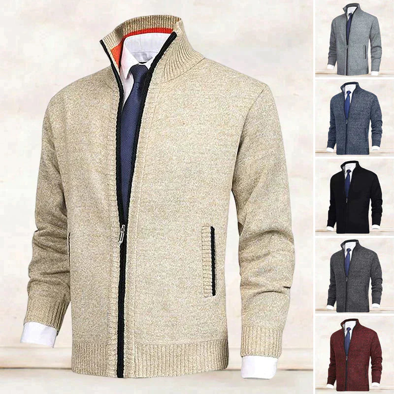 Heren Vest Rits Kraag Zakken Elegant Design - Mode Vibes