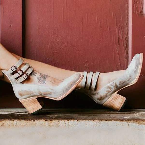 Hoge Hak Schoenen Vintage Stijl