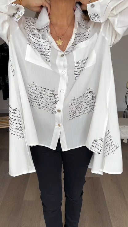 Bella Moda Bedrukte Blouse voor Stijlvolle Vrouwen