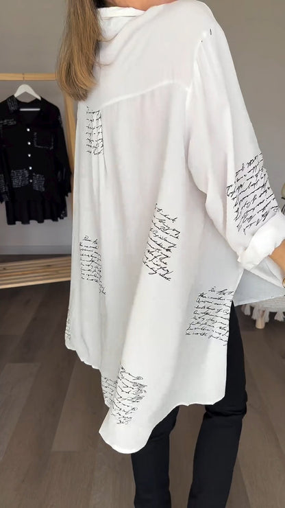 Bella Moda Bedrukte Blouse voor Stijlvolle Vrouwen