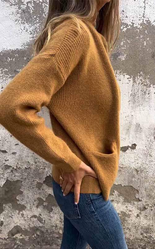 Amelita - Cardigan in cotone con zip