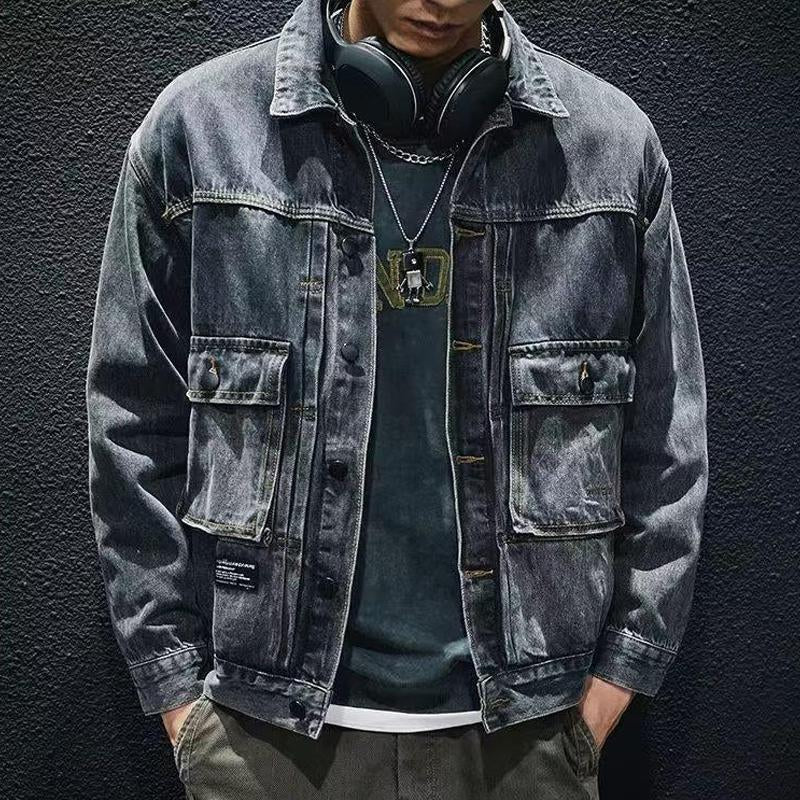 Blauwe Denim Jacket - Mode Vibes