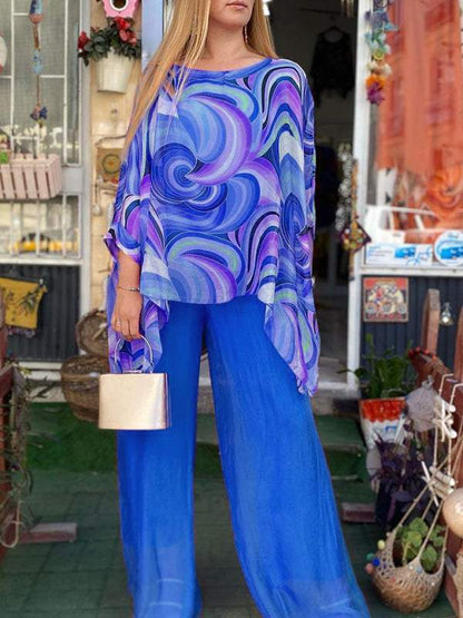 Dames T-shirt Chiffon Licht en Luchtig voor Lente Zomer