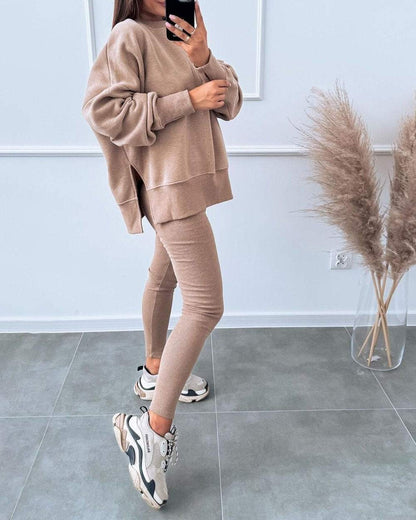 Dames Loungewear Set Zacht en Comfortabel - Mode Vibes