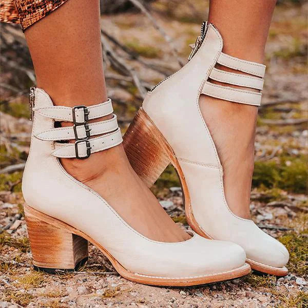 Hoge Hak Schoenen Vintage Stijl