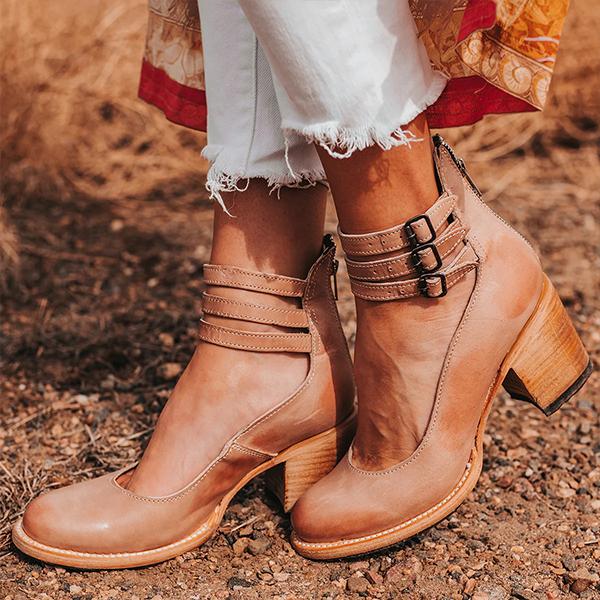 Hoge Hak Schoenen Vintage Stijl