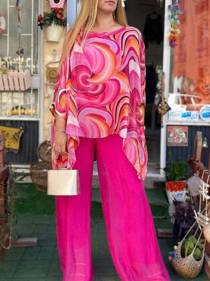 Dames T-shirt Chiffon Licht en Luchtig voor Lente Zomer